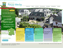 Tablet Screenshot of parcay-meslay.fr